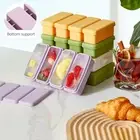 DIY Silicone Ice Cube Tray 4 Cubes Popsicle Mould New Food Freezing Mold Home