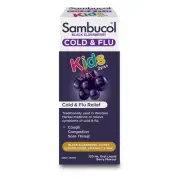Sambucol Black Elderberry Cold & Flu Relief Kids Liquid 120ml