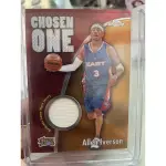 艾佛森 ALLEN IVERSON TOPPS CHROME CHOSEN ONE PATCH 球員卡 球卡 球衣