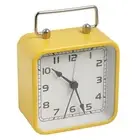 Small Metal Square Alarm Clock Desktop Silent Clock Students Sleep Luminous1869