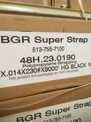 Pallet Banding Polypropylene Strapping Roll Packaging 1/2" X.014 X9000ft 230#