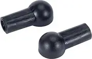 Rldym 2Pcs Car Top Push Rod Joint End Cap 98656127902 Compatible with Porsche Boxster 986 987 Top Support Bracket Push Rod Ball Joint Adapters Black