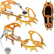 [Generisch] For Hiking Shoes Women Climbing Ice Skate Gripper - 14 Spikes Ice Cleats Snow Traction Ice Gripper for Shoes