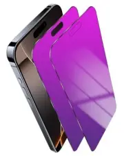 2 Pack for iPhone 16 Pro Max Privacy Screen Protector Gradient Colorful for 16