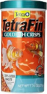 Tetra TetraPro Goldfish Crisps, Fish Food for Goldfish, Clear Water Advanced Formula, Advanced Nutrition, Essential Vitamin Preservation, Longer Floating Time, 224g