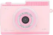 Digital Camera, HD 1080P 48MP Camera with 2.4inch IPS Display, 8X Zoom, 3 Fill Light, MP3 External Playback Function, Multiple Games for Kids Boys Girls (Pink)