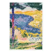 Galrie Paul Signac Landscape with Pine Tree Stunning Pointillist Art Print for Home Decor, Poster Only, 50 x 70cm (20 x 28inch)