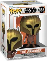 FUNKO POP! STAR WARS: THE ARMORER WITH PROTECTOR VINYL BOBBLE ACTION FIGURE #668