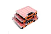 3pcs 14 / 15 / 22 Compartments Storage Organizer Tool Box Plastic Bin Screw Case