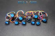 10 PCS ROCKER SWITCH ON OFF BLUE TOGGLE LED 12V 16 AMP 3 PIN IS-EC-IR1225BLU
