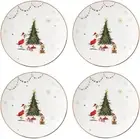 Merry Grinchmas Dinner Plates, Set of 4, 6.39, Green