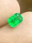 0.40cts Emerald Vivid Green Minor Oil 100% Natural Gemstone
