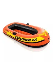 Intex 1.8M Boat Kids Inflatable Ride-On Swimming Pool Floats Water Raft 6y+