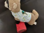 Ferret Harness - Flannel I Love Mommy, I Love Daddy - S/M