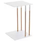 Timber Side Bedside Table Wooden Modern Bedroom Living Danish C Shaped Sofa
