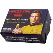 Unemployed Philosophers Guild 56g Bar Soap Captain Kirk Boldy Go Herbal Scent