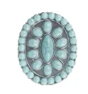 Myra Bag Blue Opals Phone Socket 4486