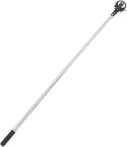 JOINPAYA Manual Grass Edger Tool Wheeled Rotary Lawn Edger with Adjustable Handle for Garden Landscaping Yard Maintenance and Precise Edge Trimming