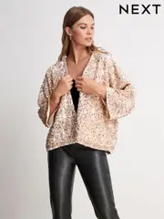 Rose Gold Sequin Jacket (U66751) | $66