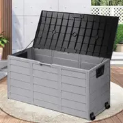 Livsip Outdoor Storage Box 290L Cabinet Container Garden Organiser Deck Tool Lockable