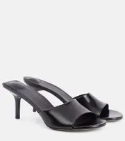[Jacquemus] Jacquemus Cubisto leather mules AU 8 black