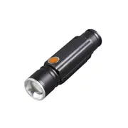 10W Mini Torch Light Usb Rechargeable Tail Magnet 3 Modes Flashlight