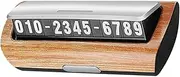 Obuyke Car Accessories Luminous Telephone Number Plate for Easy Parking Reminder