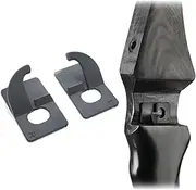 Leewoth 14pcs Plastic Arrow Rest for Black Recurve Bow Arrow Rest Hunting Shooting Targeting Accessory for Right Hand/Left Hand （12R, 2L）