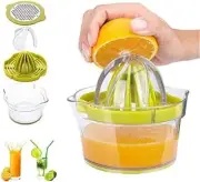 4 in 1 Multi-Function Manual Juicer, Citrus Lemon Orange Hand Squeezer