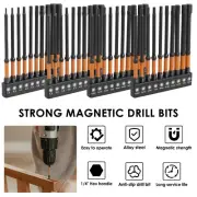 10/20Pcs Impact Hex Head Allen Wrench Drill Bit Set Magnetic S2 Alloy Steel Hex﹏