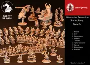 Dwarfs Army Bundle | Forest Dragon 10mm Fantasy Wargaming Miniatures