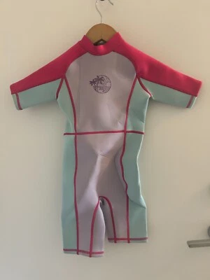 wave zone girls springsuit / westuit sz 3 bnwt (k91