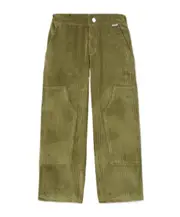 Straight pants 10Y olive green