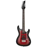 Ibanez GSA60QA-TRB SA GIO Series Electric Guitar, Transparent Red burst