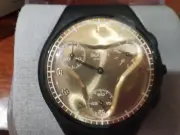 swatch chrono irony 007 golden Eye Limited edition original box paper leather