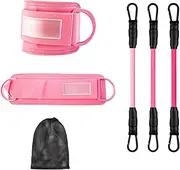 Ankle Bands for Working Out | Pilates Ankle Weights Straps | Exercise Equipment for Home Gym Workouts Glute Training Hip Thrusting