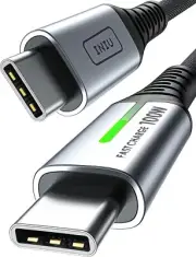 USB C to USB C Cable, INIU 100W Fast Charger [2m] PD 5A Type C to Type C Cable