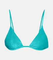 [Jade Swim] Jade Swim Via terry bikini top AU 12 blue