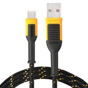 DeWALT Charging Cable Reinforced With Kevlar USB-C To USB 1.2m