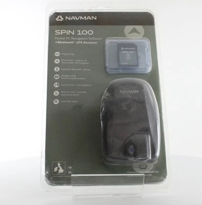 Vintage Navman Spin 100 SatNav GPS Receiver - PPCBS1 - UK/Ireland (ICN334)
