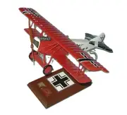 Germany Fokker DVII D7 Desk Top Display WWI Fighter Plane Model 1/20 SC Airplane