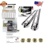 Durable 40 Inch Drawer Slides with Anti-Rust Finish and Detachable Design