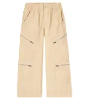 Jacquemus Enfant Le Cargo Marrone cotton cargo pants