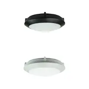 DURO.20 Black/Grey LED IP66 Double Insulated Bulkhead Light