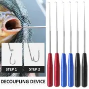 2pcs Fish Hook Remover Fishing Hook Quick Removal Tool Stainless Steel Fish- ·-