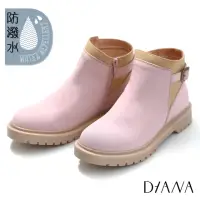 在飛比找momo購物網優惠-【DIANA】4cm繽紛冬季防潑水俏麗短靴-小編熱推(粉紅起