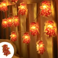 在飛比找樂天市場購物網優惠-春節新年LED鞭炮造型燈串元宵節日室內房間氛圍裝飾彩燈電池盒
