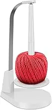 Magnetic Wool Spindle Magnetic Yarn Ball Holder Spindle 200g Bearing Load Yarn Spinner Convenient Rotatable Spool Stand Portable Knitting Yarn Holder Plastic Yarn Spinner for Crochet Lovers