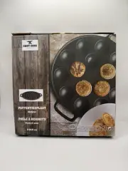*Brand New* Mini Cast Iron Dutch Pancake Griddle W/ Enameled Bottom!