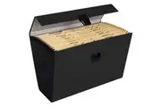 FM Vivid Foolscap Expanding File - 19 Pocket Black